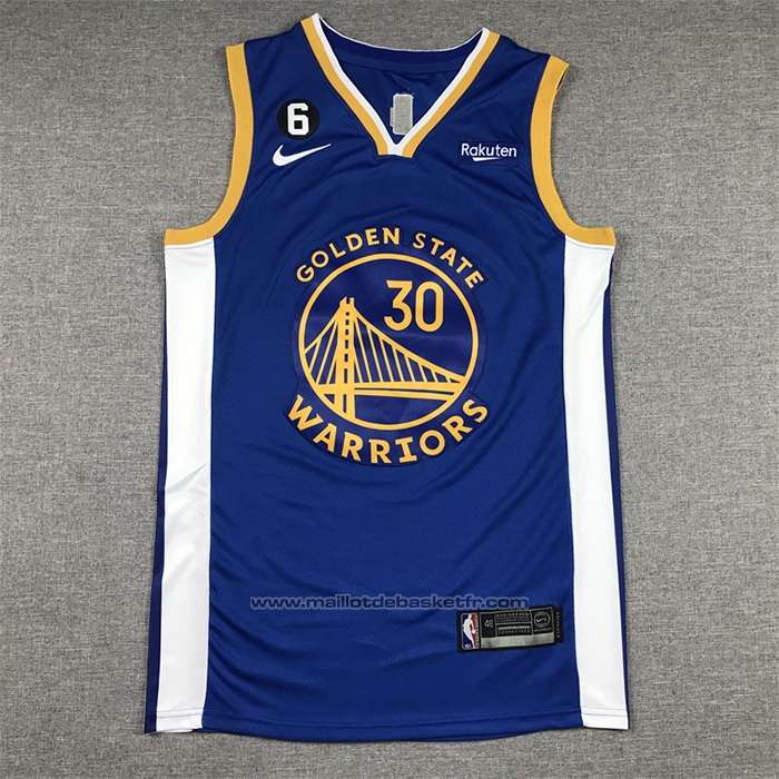 Maillot Golden State Warriors Stephen Curry #30 Icon 2022-23 Bleu